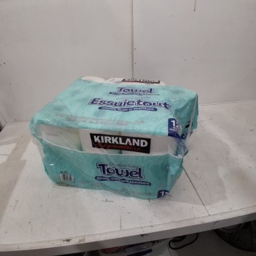 10PK KIRKLAND SIGNATURE CREATE-A-SIZE PAPER TOWEL ROLLES - 2-PLY - WHITE (MODEL: 580517) image 2