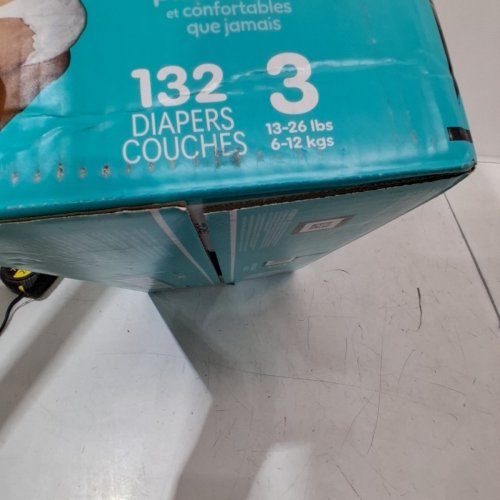 132PK PAMPERS SWADDLERS BEST DRYNESS DISPOSABLE DIAPERS - SIZE 3 - (16-28LBS) image 3