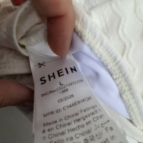 2PC WOMEN'S SHEIN BIKINI SET - LARGE - CREAM (ITEM: SKC#SW230213932229) image 3