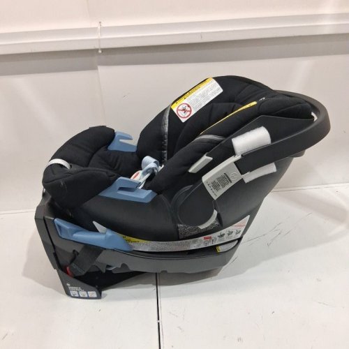 CYBEX ATON 2 INFANT CAR SEAT SLIM FIT, ULTRA LIGHTWEIGHT WITH SENSORSAFE TECHNOLOGY AND BASE - LAVASTONE BLACK (MODEL: 519004629) image 7