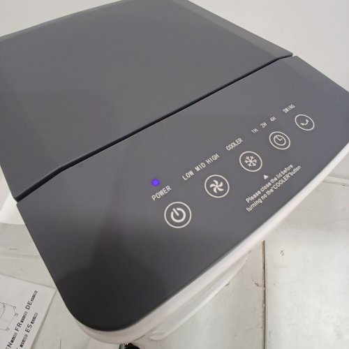 3-IN-1 PORTABLE 60° OSCILLATING AIR CONDITIONER/COOLER WITH REMOTE - 3 SPEEDS - 5.5L - WHITE(MODEL: BW-102YF) image 2