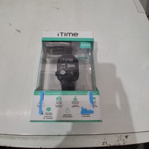 ITIME ACTIVITY TRACKING SMARTWATCH - OSFM - BLACK image 2