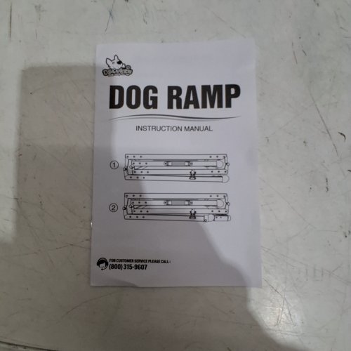 OSLUKEN FOLDABLE ALUMINUM ALLOY DOG RAMP FOR LARGE DOGS - 71'' image 2