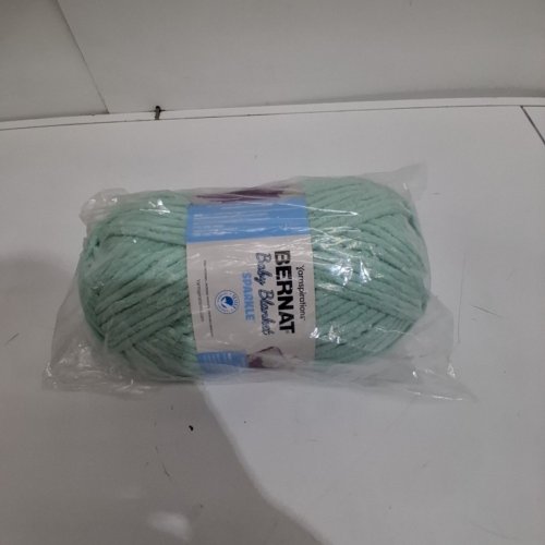 BERNAT BABY BIG BALL SPORT YARN SOLID - 10.5 OZ - SEAFOAM SPARKLE image 2