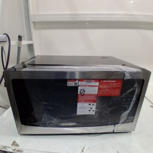 FRIGIDAIRE COMPACT COUNTERTOP MICROWAVE OVEN - 1.1 CU.FT. - BLACK/SILVER (MODEL: EMW1134) image 4