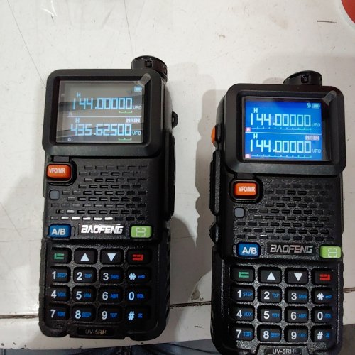 2PK BAOFENG UPGRADED TWO-WAY AMATEUR RADIO WALKIE TALKIES WITH RECHARGEABLE BATTERIES - - BLACK (MODEL: UV-5RH) image 2