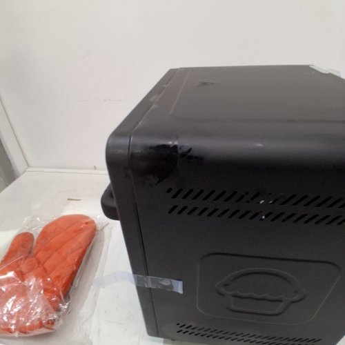 OUNIN STAINLESS STEEL AIR FRYER & TOASTER OVEN WITH STEAM INFUSION - 12L - BLACK (MODEL: KXD100-120A4) image 8