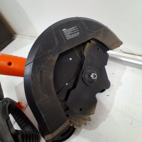 VEVOR BATTERY POWERED CORDLESS LAWN EDGER/TRIMMER - 4000 MAH/8.8'' BLADE - ORANGE - (MODEL: ASYTM01230) image 4