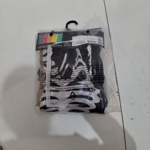 BOYS DOUBLE TROUBLE SKELETON COSTUME - MEDIUM (8-10) BLACK AND WHITE image 3