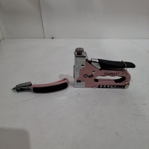 SHALL HEAVY DUTY 3-IN-1 STAPLE GUN - PINK image 2