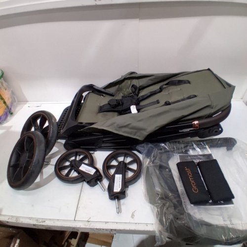 GROMAST IVOYAGE BABY STROLLER WITH SNACK TRAY - 0-4 YEARS - GREEN (MODEL: B2) image 3