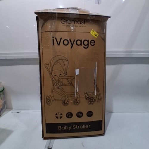 GROMAST IVOYAGE BABY STROLLER WITH SNACK TRAY - 0-4 YEARS - GREEN (MODEL: B2) image 8