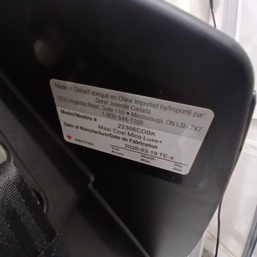 MAXI-COSI MICO LUXE+ INFANT CAR SEAT, LIGHTWEIGHT, EASY INSTALL WITH MAXILOCK - 30LB MAX - BLACK (MODEL: 22366CDBK) image 2