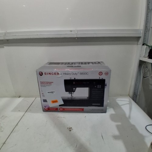 SINGER HEAVY DUTY STERLING SEWING MACHINE WITH ACCESSORIES, FULL METAL FRAME AND LCD SCREEN - 215 STITCHES - BLACK (MODEL: HD6600C) image 5