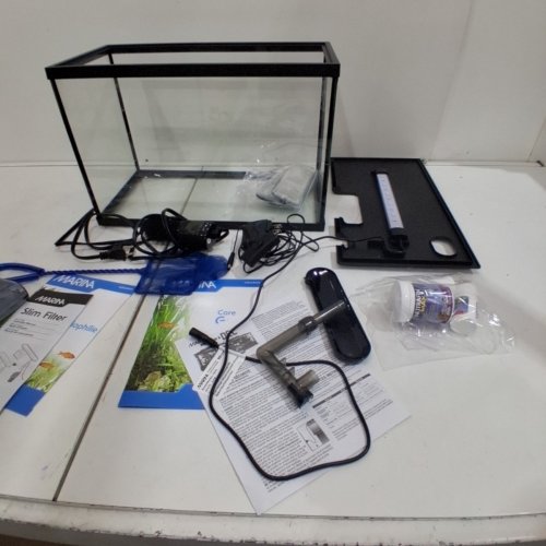 MARINA LED AQUARIUM STARTER KIT - 5GAL (19L) - BLACK/CLEAR (MODEL: 15251) image 4