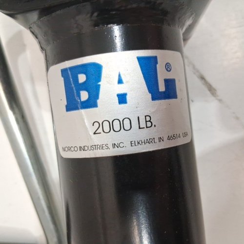 BAL A-FRAME MOUNTED SIDE WIND TONGUE JACK - 2000 LBS CAP - BLACK (MODEL: BAL29025) image 3