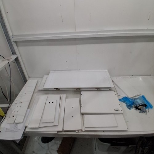 WEENFON TALL BATHROOM CABINET WITH 6 SHELVES - 67" X 16" - WHITE - (MODEL: NSNG083W-SL) image 2