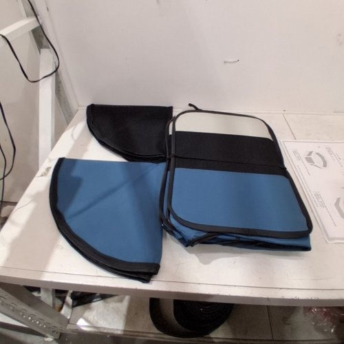 PETSFIT FOLDABLE PORTABLE POP UP DOG PLAYPEN - 45.5" - LARGE - BLUE / BLACK / WHITE (MODEL: DCC1058065L1) image 4
