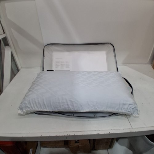 MALOUF WEEKENDER VENTILATED GEL MEMORY FOAM PILLOW - QUEEN 16" X 29" - WHITE image 2