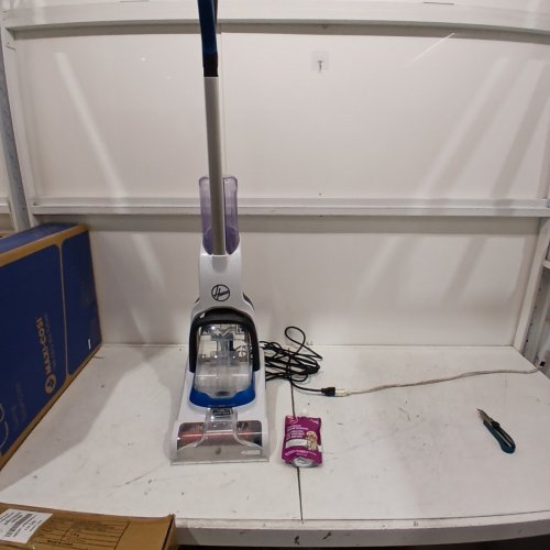 HOOVER CORDED POWERDASH PET COMPACT LIGHTWEIGHT CARPET CLEANER - WHITE/BLUE (MODEL: FH50705VCD) image 3