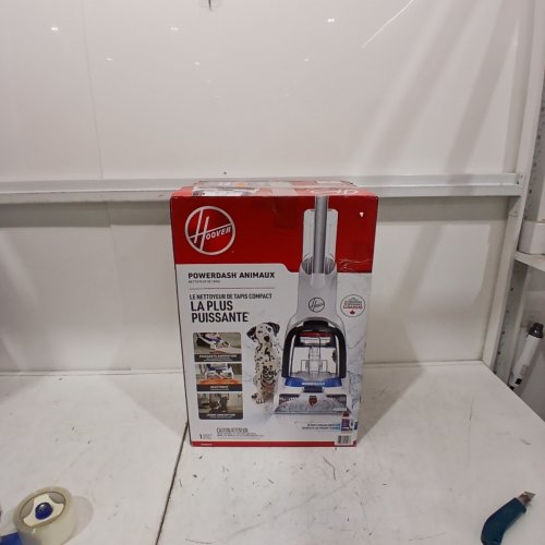 HOOVER CORDED POWERDASH PET COMPACT LIGHTWEIGHT CARPET CLEANER - WHITE/BLUE (MODEL: FH50705VCD) image 8