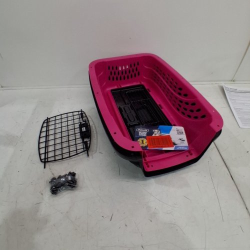 PETMATE EZ LOAD 2-DOOR KENNEL - 19" - PINK/BLACK image 2