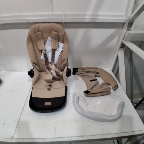 CYBEX SINGLE SEAT PACK FOR GAZELLE S & E-GAZELLE S STROLLER - 50LBS CAP - ALMOND BEIGE (MODEL: 522005257) image 2