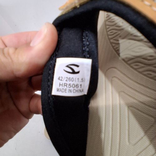 MENS SPORT FLIP FLOP COMFORT SANDALS - MENS 11.5 - TAN image 4