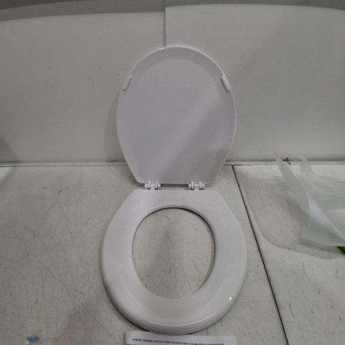 CENTOCO ROUND CENTOCORE MOLDED HEAVY DUTY TOILET SEAT - 17" - WHITE (MODEL: DS700-001) image 2