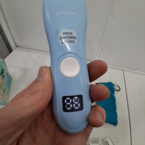 13PC ENSSU WATERPROOF RECHARGEABLE BABY HAIR CLIPPERS KIT - BLUE image 2