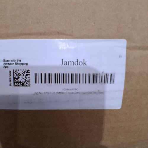 JAMDOK 3-LAYER FOLDABLE MEMORY FOAM COT MATTRESS TOPPER - 75" X 30" X 4" - DARK GREY (MODEL: CD-SMLXTHH10-75DG) image 2