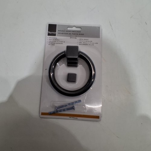 TAYMOR RING DOOR KNOCKER - MATTE BLACK (MODEL: 25-D5010BLK) image 5