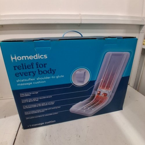 HOMEDICS SHIATSUFLEX MASSAGE CUSHION - GREY (MODEL: MCS-512HRM-CA) image 4