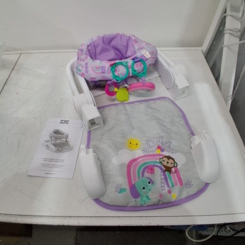 BRIGHT STARTS LEARN TO SIT FLOOR SEAT - 4-12 MONTHS - PURPLE PARADISE (MODEL : 13114) image 2