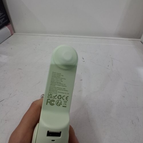 3-IN-1 JISULIFE HANDHELD FAN, FLASHLIGHT AND POWERBANK- 2000MAH - GREEN (MODEL:LIFE8) image 2
