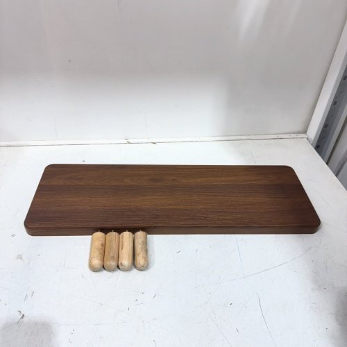 NESTNEAT WOOD MONITOR STAND - 7.9" X 23.6" X 3.9" - WALNUT (MODEL: MS1060) image 2