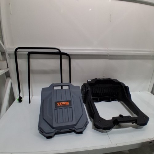 WALK-BEHIND MANUAL HAND PUSH FLOOR SWEEPER - 25.6" SWEEPING WIDTH - GRAY/BLACK (MODEL: S13-001A) image 2