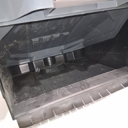 WALK-BEHIND MANUAL HAND PUSH FLOOR SWEEPER - 25.6" SWEEPING WIDTH - GRAY/BLACK (MODEL: S13-001A) image 4