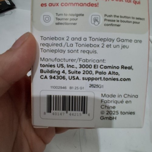 TONIES TONIEPLAY GAME CONTROLLER - RED/WHITE image 2