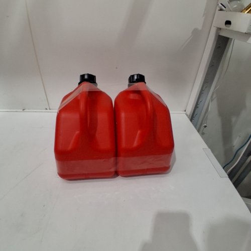 2PK SCEPTER SELF VENTING GASOLINE CAN - 5 LITRES - RED image 4
