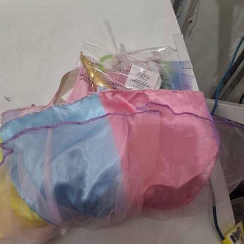 2PC GIRL'S PALAMON RAINBOW UNICORN COSTUME - 2T - MULTICOLOURED image 3
