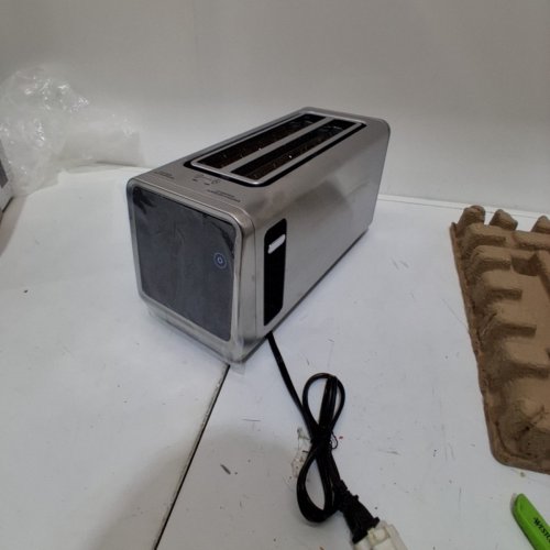 SALTON 4-SLICE LONG SLOT TOUCHSCREEN TOASTER - 1400W - SILVER (MODEL:ET2163) image 3