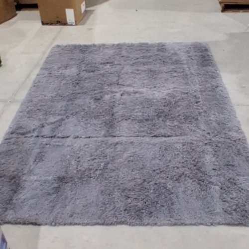 FYOULIMT FLUFFY AREA RUG - 7FT X 5FT - LIGHT GREY image 2