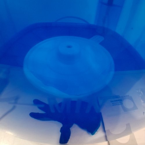 COSTWAY PORTABLE MINI WASHING MACHINE - 5.5LBS CAP - 110V - BLUE/WHITE (MODEL: FP10964US-BL/FP10964US XPB25-848B) image 2