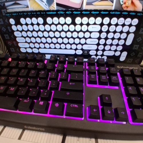 STEELSERIES APEX 3 RGB GAMING KEYBOARD - 10-ZONE RGB ILLUMINATION, IP32 WATER RESISTANT, PREMIUM MAGNETIC WRIST REST, WHISPER QUIET GAMING SWITCHES (MODEL: APEX 3) image 2