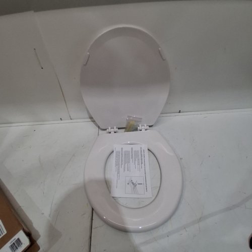 CENTOCO ROUND CENTOCORE MOLDED HEAVY DUTY TOILET SEAT - 17" - WHITE (MODEL: DS700-001) image 2