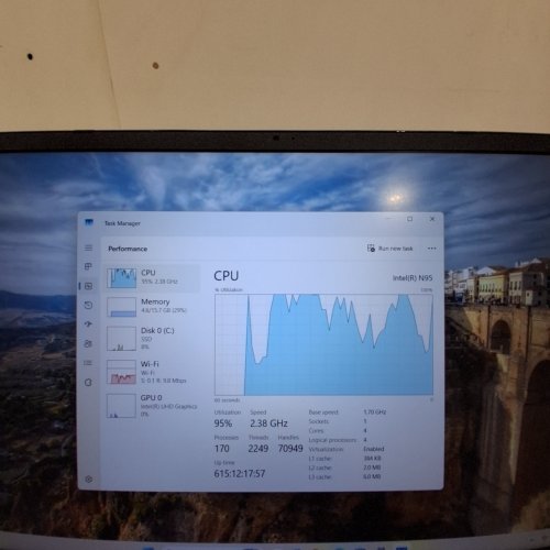 AOC PREMIUM LAPTOP COMPUTER - INTEL N97 PROCESSOR, 16GB RAM, 512GB SSD, WINDOWS 11 PRO - GREY (MODEL: AX15) image 5