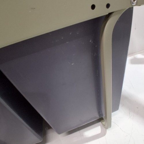 DUAL-COMPARTMENT WASTE BIN STATION 18.9" X 13.5" X 16.5" - GRAY - (MODEL: 851-002) image 7