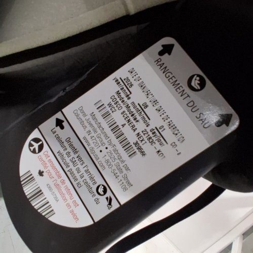 COSCO SCENERA NEXT CONVERTIBLE CAR SEAT - BLACKOUT (MODEL: 22183C-KOT) image 2