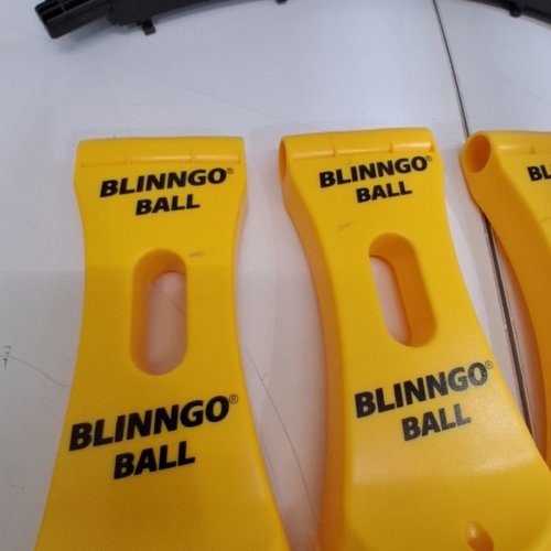 BLINNGOBALL ROUNDNET GAME SET WITH CARRYING BAG AND STRIP LIGHT - YELLOW\/BLACK (MDOEL : B08332C2SC) image 4